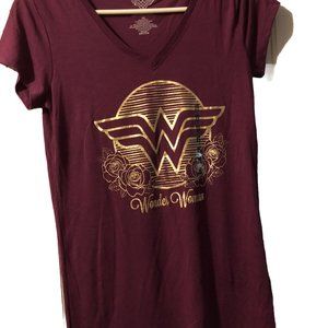 Wonder Woman DC Comics Purple T-shirt XS NWT